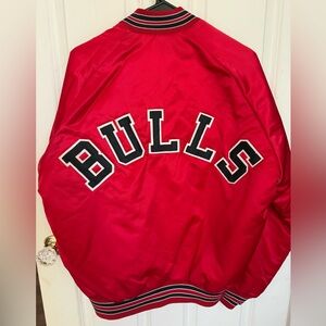 Vintage Chicago Bulls Red Bomber Jacket